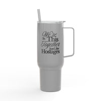Custom Name Insulated - 40 oz Tumbler with Straw | Travel Hot Cold Cup