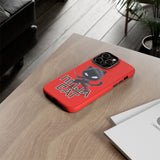 Ninja Cat Phone Case | Cute Cat Design | Phone Protector Gift | Red Ninja Cat Cover
