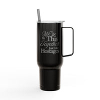 Custom Name Insulated - 40 oz Tumbler with Straw | Travel Hot Cold Cup