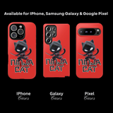 Ninja Cat Phone Case | Cute Cat Design | Phone Protector Gift | Red Ninja Cat Cover