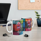 Personalized Birth Flower Mug – 11 oz Ceramic Gift
