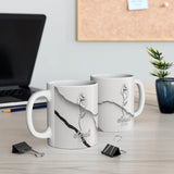 Personalized Birth Flower Mug – 11 oz Ceramic Gift