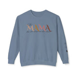Custom Heart‑on‑Sleeve Mom Sweatshirt – Personalized Names