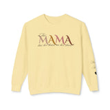 Custom Heart‑on‑Sleeve Mom Sweatshirt – Personalized Names
