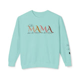 Custom Heart‑on‑Sleeve Mom Sweatshirt – Personalized Names