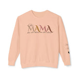 Custom Heart‑on‑Sleeve Mom Sweatshirt – Personalized Names