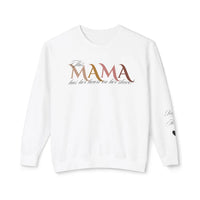 Custom Heart‑on‑Sleeve Mom Sweatshirt – Personalized Names