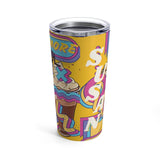 Retro Café 20 oz - Insulated Travel Tumbler