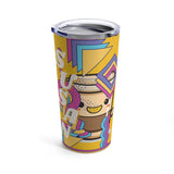 Retro Café 20 oz - Insulated Travel Tumbler