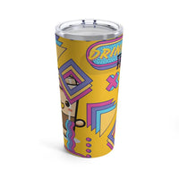 Retro Café 20 oz - Insulated Travel Tumbler
