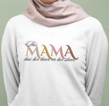 Custom Heart‑on‑Sleeve Mom Sweatshirt – Personalized Names