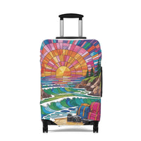 Tropical Beach Luggage Cover – Stretchy Suitcase Protector