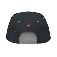 Flat-Brim Basketball Snapback – Mesh Back Hat