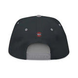 Flat-Brim Basketball Snapback – Mesh Back Hat