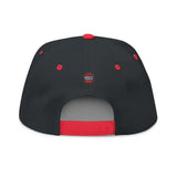 Flat-Brim Basketball Snapback – Mesh Back Hat