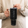 Custom Name Insulated - 20 oz Tumbler with Straw