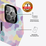 Colored Camouflage Phone Case | Phone Protector Gift | Colored Camouflage Cover